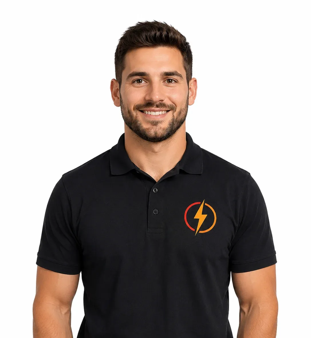 Electrician during a residential electrical service visit in Etobicoke